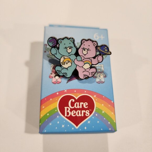 Loungefly Care Bears Cheer and Wish Bear with Planets Pin Blind Box NEW Opened - Picture 2 of 10
